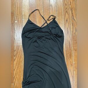 Love J Black Strappy Top